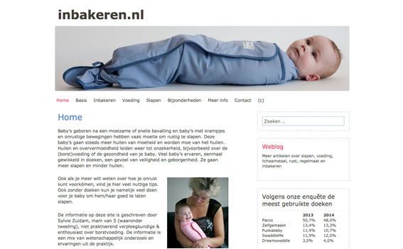 Website inbakeren.nl